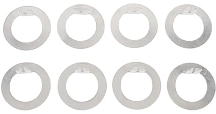 Jiawu Juego de Arandelas de Husillo de Acero Inoxidable de 1 Pulgada Arandelas de Bloqueo de Eje de Fuerte Compatibilidad para Ajuste EZ para Ejes Lubricantes de 2000-7000 Libras 8 Piezas para