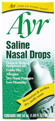 Ayr Saline Nasal Drops 1.69 Oz