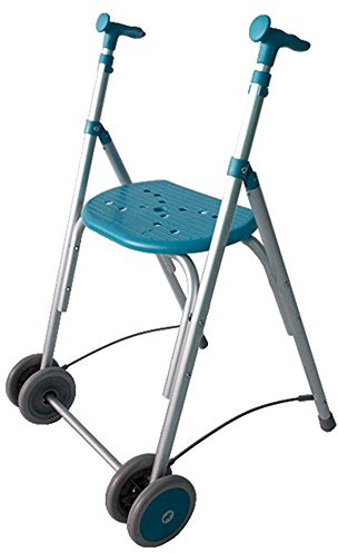 Rollator | Aluminium | klappbar | höhenverstellbar | Smaragd