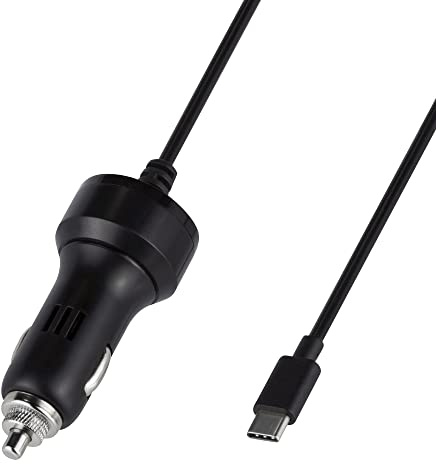 Konix Mythics Chargeur Allume Cigare Type C 1,8 m pour Console Nintendo Switch - Noir