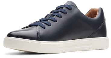 Clarks Herren Un Costa Lace Sneaker Blau , Navig Leder 43 EU
