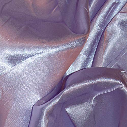 Lilac Silky Satin Fabric by The Meter Polyester 150cm 60 Inch Wide