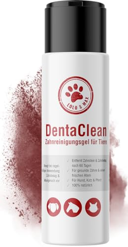 DentaClean Gel Classic – 100% natürliches Zahnreinigungsgel für Tiere, für Hunde & Katzen, Mittel gegen Zahnstein, Zahnbelag Maulgeruch - 130ml