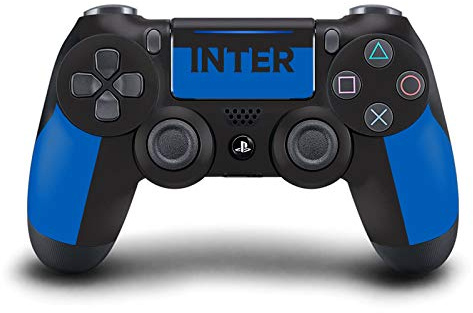 Head Case Designs Officially Licensed Inter Milan Blue and Black Full Logo Vinyl Sticker Gaming Skin Decal Cover Compatible With Sony PlayStation 4 PS4 DualShock 4 Controller