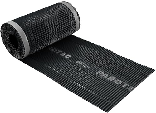 Parotec Firstband für Firstrolle & Gratrolle, 30 cm x 5 m RAL7021 Anthrazit | hochwertiges Firstband, ideal für die Abdichtung und Belüftung von Dächern mit Dachfirst und Grat