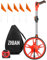 ZHJAN Measuring Wheel 99,999.9 Meters, Foldable Measuring Wheel with Storage Bag, Road Measuring Tool Used to Measure Distance Measuring Wheel of Indoor and Outdoor