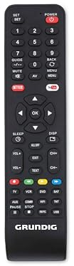 Grundig Telecomando universale - fino a 8 dispositivi contemporaneamente - 210 x 50 x 18 mm - Nero