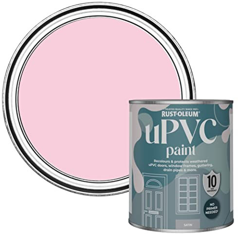 Rust-Oleum Pink uPVC Door and Window Paint In Satin Finish - My Husband Said No 750ml