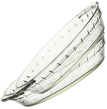 Cabilock 2pièces Plateau De Cuisson Verre Résistant Chaleur Pour Four - Réfrigérateur Ustensiles De Service Verre Transparent Facile à Nettoyer