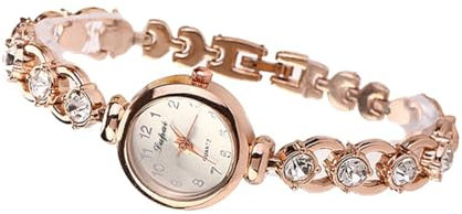 Holibanna Quarzuhr Damen Armbanduhr Modern Langlebig Zeitmesser Ohne Tägliche Überprüfung Für Frauen Hochzeit Geburtstag