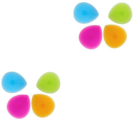 MAGICLULU 8piezas De Con Para Limpiar La Cara Para Tipo De Naranja Rosa Azul Verde