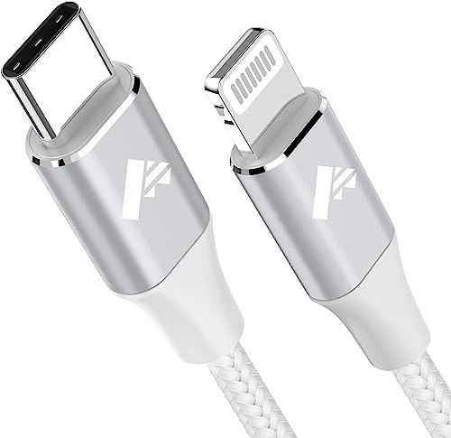 Aioneus Cavo iPhone USB C 1M Cavo Lightning Nylon Tipo C Filo Caricabatterie iphone Carica Rapida Caricatore per iPhone 14 13 12 11 Pro Max XS XR X 8 7 6 Plus iPad Airpods