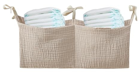 Baby säng förvaringsväska, Baby säng väska | Nursery Diaper Crib Organizer Bärbar sängväska - Fleranvändningsväska i bomull babysängkläder för sovsal och stol