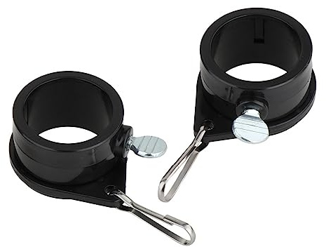 2 Pcs Tangles Free Flag Pole Clips Replacement Durable Flagpole Mounting Rings 1inch