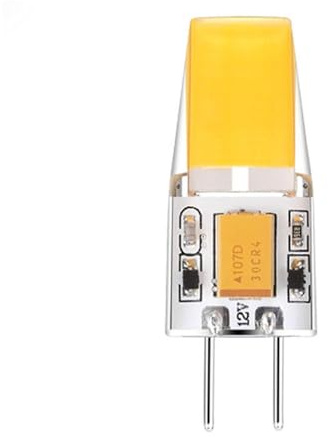 JZLBBC Lámparas LED GY6.35 AC/DC 12V 4W equivalente a 35W-40W Bombilla halógena GY6.35/G6.35 JC Tipo Bi-Pin Base Regulable Blanco Cálido 1PC WarmWhite