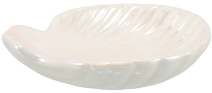 FOMIYES Muschelförmige Keramik-schmuckschale Schmuckteller Zur Aufbewahrung Kleiner Accessoires Ringhalter Dekoratives Tablett Für Schminktisch
