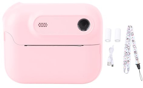Caméra à imprimé instantané pour Les Enfants, 1080p HD Video et 48MP Photo 6X Zoom Caméra Instantanée pour Les Enfants, Appareil Photo pour Enfants imprimé instantané (PINKK)