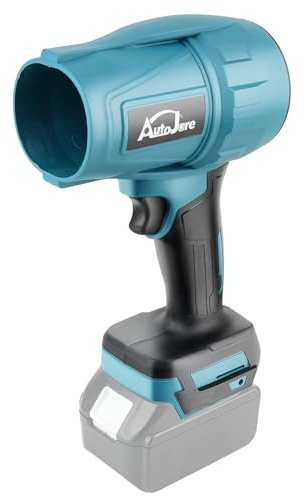 AUTOJARE Akku-Laubbläser Kompatibel mit Makita 18V Akku Bürstenloser Mini Gebläse 28000RPM Turbo Gebläse für Auto, Staubbeseitigung, Schneefräsen (ohne Batterie)