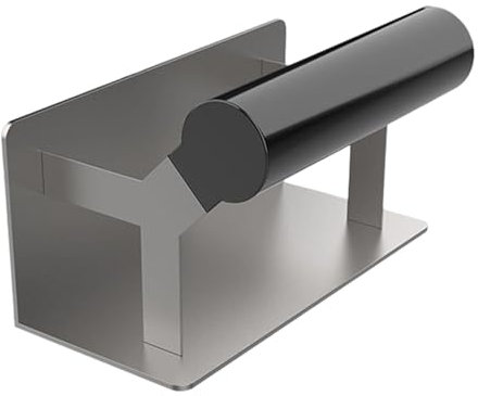 Dualoai Paleta de Esquina para Albañilería Y Acabado con Mango de Goma Ligero para Uso Interior, Esquina Interior