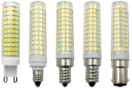 TYKGSQIP Lampe LED en cristal de maïs à intensité variable 15 W E14 E12 E11 BA15D G9, 136 LED, 110 V 220 V. 1 pièce BA15D 220 V, blanc chaud