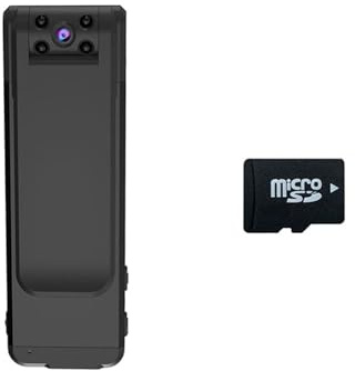 Mini fotocamera portatile digitale registratore digitale fotocamera for la fotocamera for la visione notturna registratore for visione in miniatura camcorder Videoregistratore(Camera Add 128GB)