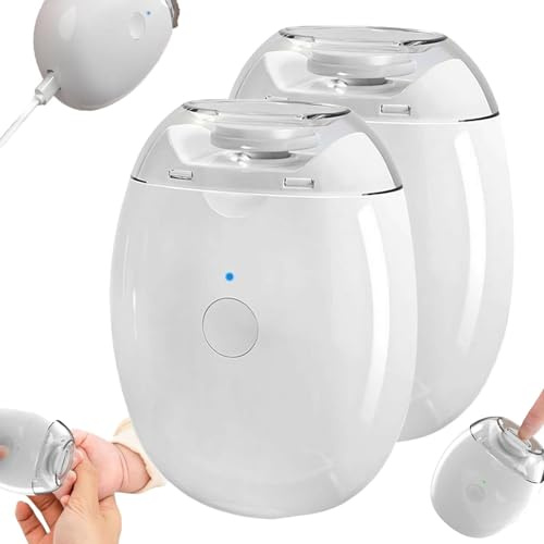 3 en 1 Coupe Ongle Electrique Pour Pieds Pour Seniors, Coupe-ongles Automatique avec Lumière, Rechargeable USB, Limes a Ongles Convient aux Bébés et Enfants, Aux Personnes Âgées et aux Adultes (2PC)