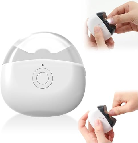 Coupe Ongle Electrique, Coupe-Ongles Électrique Automatique 4 en 1 avec Lumière LED, Lime à Ongles Électrique Rechargeable 3 Vitesses pour Pieds et Mains, Silencieux, pour Bébé, Adultes et Seniors