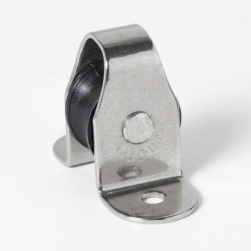 ARBO-INOX - Stehblock - Miniblock - Edelstahl - Gleitlager - Umlenkrolle - 4 bis 10mm (8mm)
