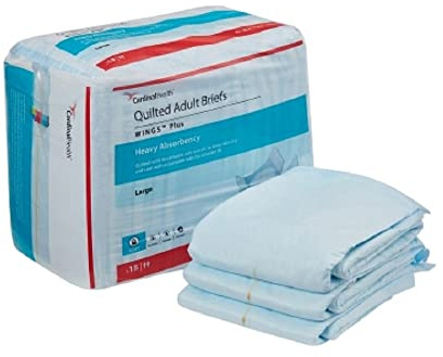 Adult Quilted Brief Large 45 - 58 (Case of 72) F