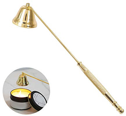 Lzymsz Kerzenlöscher aus Edelstahl, langlebiger Kerzenlöscher mit langem Griff für Kerzenflamme, Duftkerzen, Aromatherapie-Kerzen, Glaskerzen