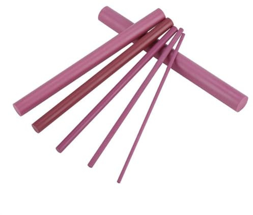 6-Teiliges Messer-Schärfstein-Set, Wetzstein-Set Rubin-Stein-Schärf-Set Zylindrischer Schleifstein-Schärfer Messer-Polier-Schleifwerkzeug 3000 Körnung Rubin Zum Schärfen Von Meißel, Messer