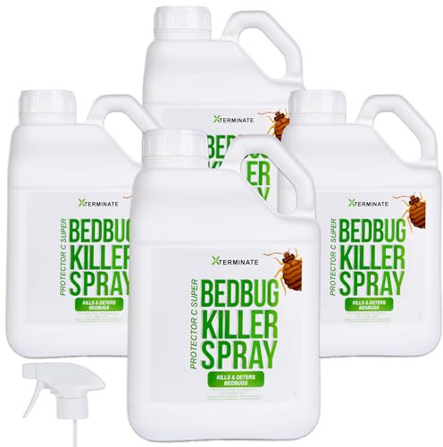 Xterminate Bed Bug Killer Triple Action Insecticide 20L Professional Indoor Formula Also Kills, Ants, Mites, Cockroaches, Fleas, Use On Mattresses, Carpets, Homes, Hospitals, Offices, HSE Approved