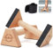 Liegestützgriffe 2 Push Up Bars Holz Parallettes gelenkschonende Liegestützgriffe Calisthenics Equipment Fitnessgeräte für zuhause Handstand & Liegestütze S