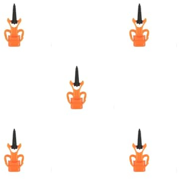 Mealoodiousmusea Mundstück-Halter, Oktopus-Regler, Clip, Schnellspanner, Schwimmen, Ersatzwerkzeuge, Unterwasser-Schnorchel-Regler, Sport, Orange, 5er-Set