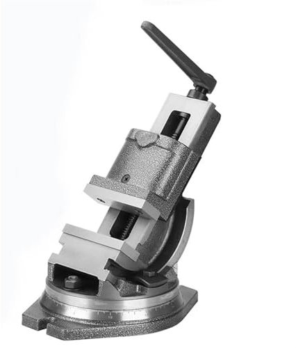 FUYUMIC Precision Milling Vise QHK125 Tilting Milling Machine Vice Clamp 125MM For Milling Machine Vice(QHK125 Lengthen)