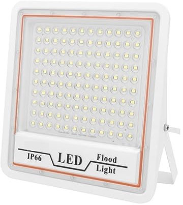 POOIQX Refletor LED Proiettore A LED 200W 100W 50W Illuminazione for Esterni IP66 Proiettore Impermeabile Faretto Luci da Giardino,Illumina L'Area più Ampia(200W)