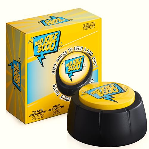 Fathers Day Dad Gifts Funny Joke Gift for Men 30th 40th 50th 60th Birthday | Gifts for Him, Dad Joke Button Funny Unusual Xmas Stocking Filler Gift Idea