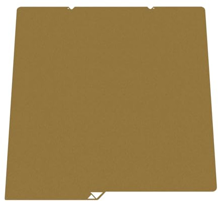 RugooSpink Kobra S1 Bauplatte 264 x276MM Bauplatte Kobra S1 Combo Blatt Kobra S1 Federstahlblech Doppelseitiges strukturiertes Gold PEI Plattform Entfernbares beheiztes Bett für Anycubic 3D Drucker