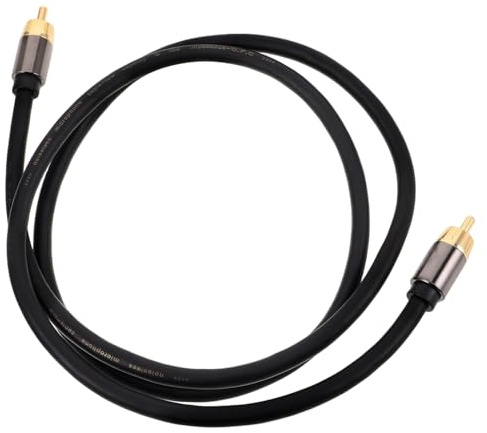 QUMIIRITY Cavo Audio Coassiale e Adattatore Per Collegare Amplificatori Lettori Cd e Altri Dispositivi Audio Soluzione Per Disordine Dei Cavi
