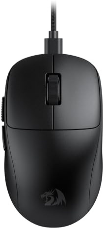 Redragon M817 Wired Gaming Mouse, 24000 DPI Optical Mice with 5 Programmable Buttons & Ergonomic Design, 37G Ultra Lightweight, Software Supports DIY Keybinds, Black