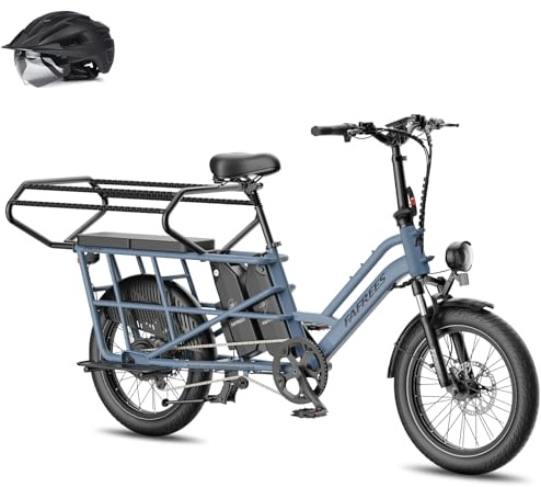 Fafrees FF20 CUV Familie Elektro Fahrrad 20 Zoll [ Offiziell ] Damen E Bike Herren 25km/h Pedelec, 200kg 75N.m, 12Ah 48V*2 Akku, Hydraulischbremsen Fatbike für Erwachsene