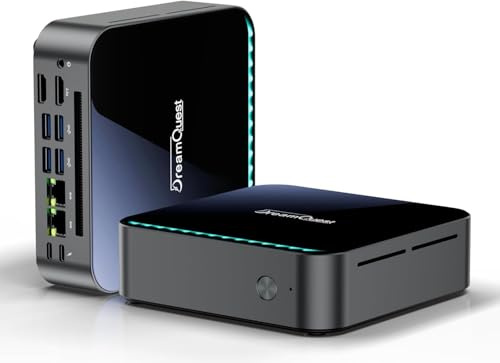 DreamQuest Mini PC W-11 Pro N95 der 12.Generation (bis zu 3,4 GHz) 16GB RAM+512GB SSD,Micro Desktop Computer voll funktionsfähiger Type C/HDMI+DP/USB 3.2/WiFi 5/BT5.0/Gigabit Ethernet