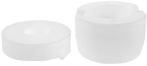 MUELODSIC Molde de Yeso para Taza de Cerámica de Fundición Integrada Molde para Taza de Té de Cerámica 2 Piezas para Bricolaje Artesanal y Decoración del Hogar