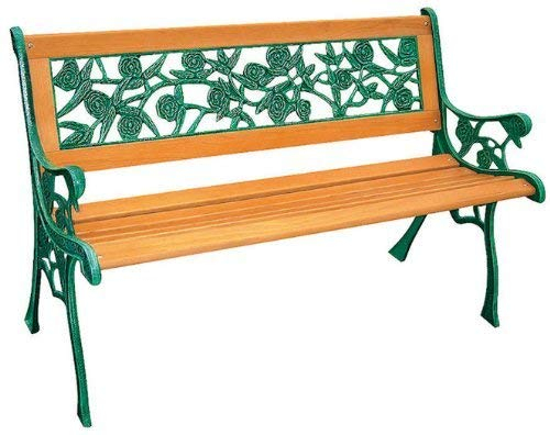 Special-trends Rose Park Bench - Hardwood + Fonte