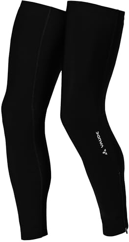 VAUDE Leg Warmer II - Wärmende Beinlinge - Atmungsaktiv, Elastisch, Schnelltrocknend, black, S