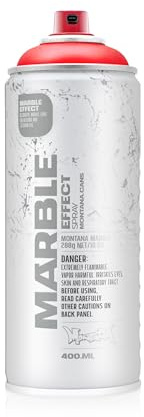 Montana effetto marmo rosso - Montana marble Effect 400 ml di vernice spray rossa - Reticolato effetto marmo rosso