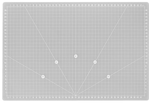 PURElite Transparente Schneidematte, 45 cm x 30 cm x 3 mm