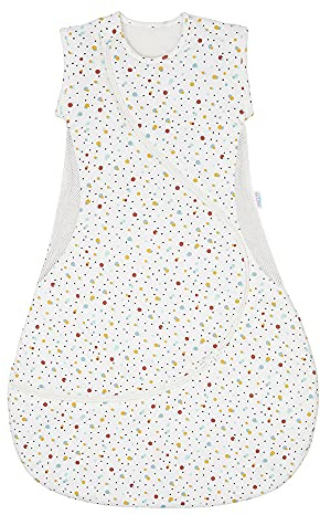 PurFlo Scandi Spot Babyschlafsack | leichter Sommerschlafsack 0,5 Tog | 9-18 Monate | reisefreundlicher Schlafsack | Neugeborene Essentials