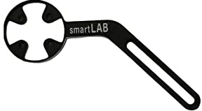 smartLAB ALU Extended Mount Fahrradlenkerhalterung aus Aluminium für eine optimale Sicht Ihres Fahrradcomputers | Kompatible, Garmin Edge, Bryton und viele andere