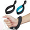 LFCXHTY Hands Free Adjustable Wrist Strap, 2 Pack Soft Comfortable Diving Fabric Wrist Strap Dog Leash for Retractable Leash (Black & Blue)